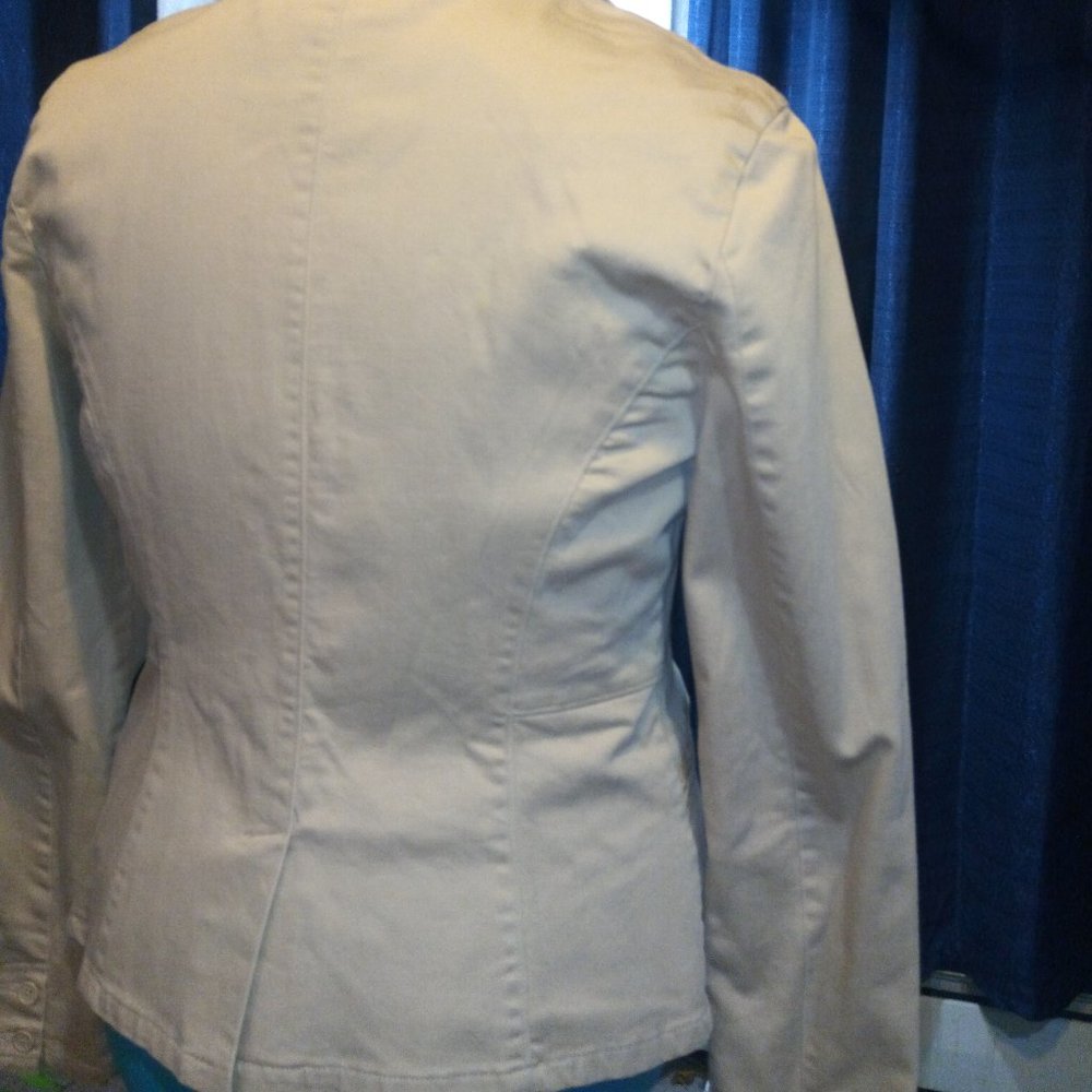 Calvin Klein Jeans Tan Hourglass Blazer Sz M - Picture 7 of 15